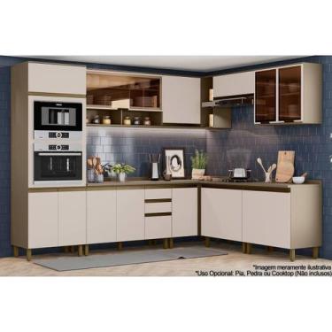 Imagem de Kit Modulado Henn 13 Peças Connect C6P05 Duna/Cristal