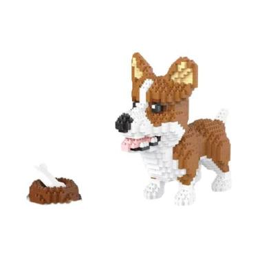 Imagem de Kit De Blocos De Montar Mini Dachshund Corgi Poodle, Brinquedo Educati