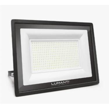 Imagem de Refletor holofote lumanti 300w 5500k luz branca fria ip66 alta eficiên