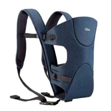 Imagem de Canguru para Bebê 3 posições Até 9kgs Marinho - Lillo