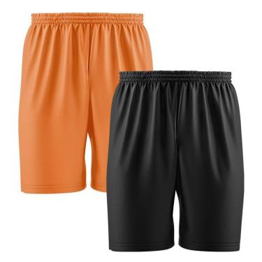 Imagem de Kit 2 Calção Short Futebol Basquete Vôlei Bermuda Dry Treino Academia-Masculino