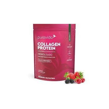 Imagem de Collagen Protein (450g) - Sabor: Berries Silvestres - Puravida