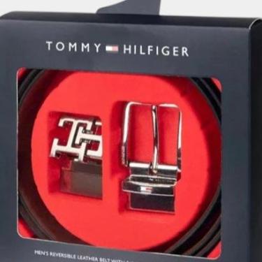 Imagem de Cinto Tommy Hilfiger Boxed Belt Set 2 Em 1-Masculino