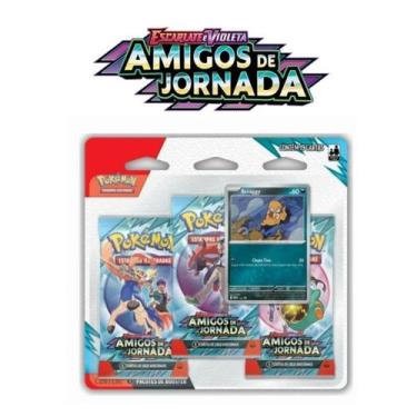 Imagem de TCG Pokemon Blister Triplo Amigos de Jornada - Pokémon TCG