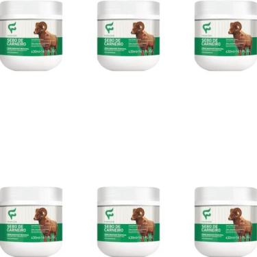 Imagem de 6 Creme Hidratante Tradicional Fashion Cosméticos Sebo de Carneiro Pot