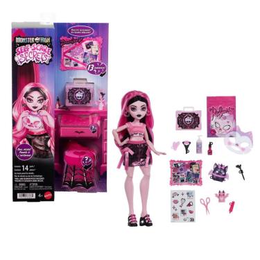 Imagem de Boneca Monster High Draculaura Self-Scare Secrets Conjunto