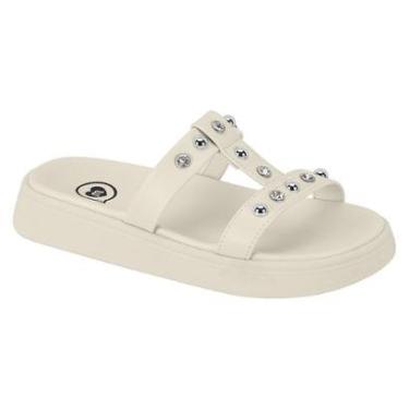 Imagem de Papete Molekinha Feminina Infantil Branca com Strass-Feminino