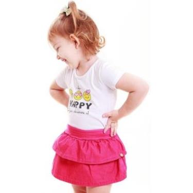 Imagem de Shorts Saia Infantil Menina com Babados-Feminino