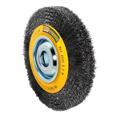 Imagem de Escova de Aço Ondulado Circular Carbono 8 x1" Pequi 14033 - DIV