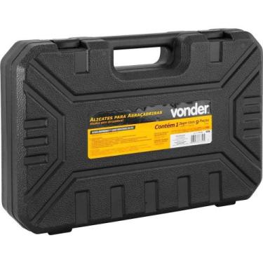 Imagem de Alicate Abracadeiras Vonder 9 Pecas 19-55mm Aço Carbono