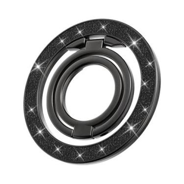 Imagem de Suporte Magnético Dupla Face Para iPhone 17 16 15 pro Samsung Com Anel