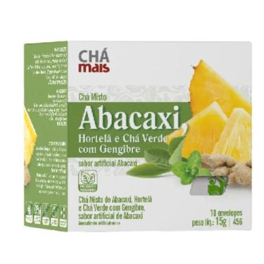 Imagem de Chá Misto de Abacaxi, Hortelã, Chá verde e Gengibre 10 sachês - Chá Ma