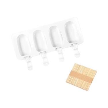 Imagem de Forma De Silicone Magnum Para Sorvete, Bandeja DIY Para Picolé De Suco