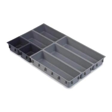 Imagem de Organizador Modular Multiuso Kit Com 7 Peças Gavetas Cozinha - ORGANIZ