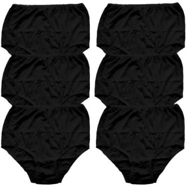Imagem de Kit 5 Calçolas Plus Size  G3 . G4 e G5 Senhora 100% Algodão AntiAlergi