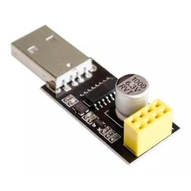 Imagem de Adaptador USB Serial para Wi-Fi ESP8266 ESP-01 - Conversor CH340G - OE