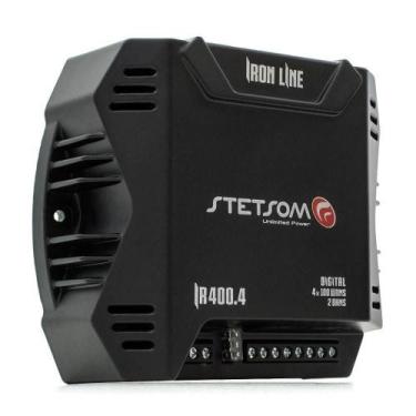 Imagem de Módulo Amplificador Digital Stetsom Iron Line IR 400.4 Canais - 400 Wa