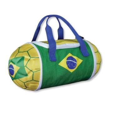 Imagem de Bolsa lancheira termica bola brasil - maccabi