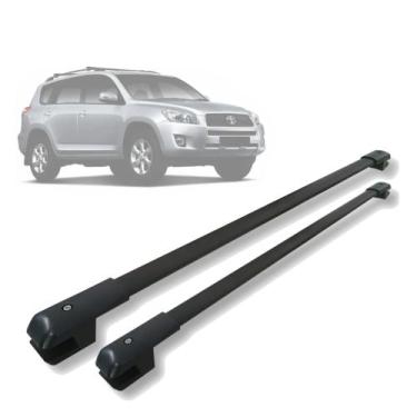Imagem de Rack Bagageiro De Teto Travessa Toyota RAV4 2005 a 2012 Alumínio MN-60