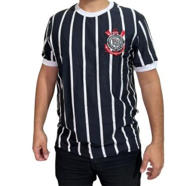 Imagem de Camisa PLUS SIZE Corinthians 1982 Democracia Corinthiana Retrô Masculi