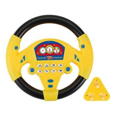 Imagem de Volante Brinquedo Interativo C/ Som de Carro 8 Botões - Zoop - Zoop To
