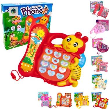 Imagem de Telefone Musical Abelha Infantil Brinquedo Educativo - Europio