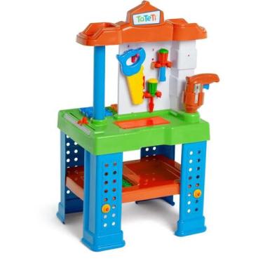 Imagem de Conjunto De Ferramentas De Brinquedo Infantil Bancada De Trabalho Para