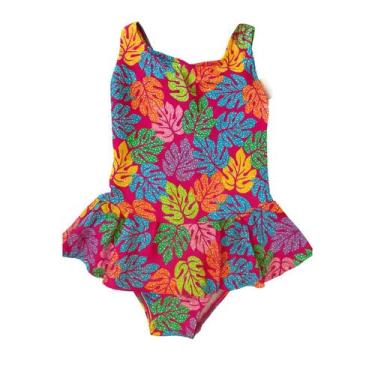 Imagem de Maiô Infantil juvenil Estampado Bailarina Verão Moda Praia - Pathy mod