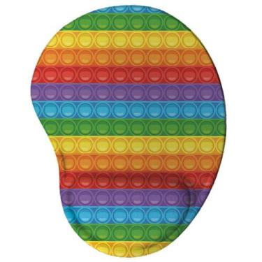 Imagem de Mouse pad Ergonômico Pop It Presente Criativo - Geek Vip, Preto