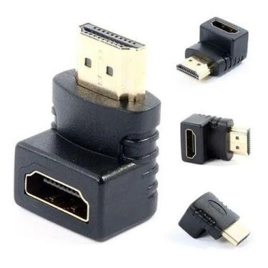 Imagem de Adaptador Hdmi 90 Graus Em L Macho X Fêmea  - Pro Eletronic
