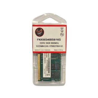 Imagem de Memoria RAM para notebook FNX So-Dimm 16gb 5600mhz Ddr5 Cl22 FNX56S46B