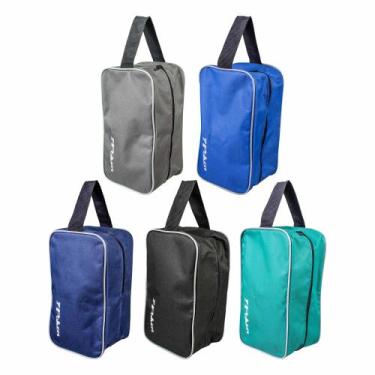 Imagem de Porta Chuteira Futebol Bolsa Tênis Com Alça Envio Rápido - Poker, Cinz