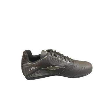 Imagem de Chuteira Euro Soccer Society Preto e Branco-Adulto, Preto, 35, Masculi