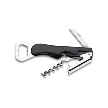 Imagem de Saca Rolhas Abridor de Garrafas Preto Brinox - 2310/321