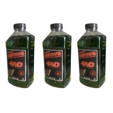 Imagem de Aditivo Para Radiador Verde Kit Com 3 - 4WD