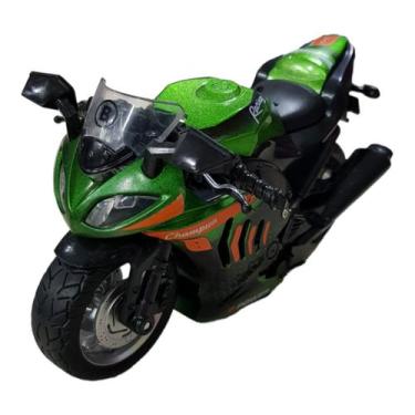 Imagem de Moto Com Fricção Luz e Som de Corrida - Loja Conforto Kids, Verde, TU
