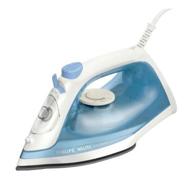 Imagem de Ferro de Passar Roupa a Vapor - 127V - 1200W - Branco e Azul - Philips Walita Serie 1000
