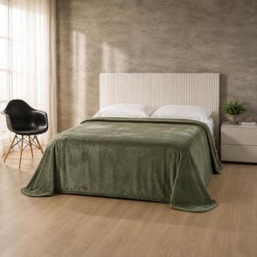Imagem de Cobertor Manta Cama Queen Toque de Pelúcia Felpa Soft Frio - ENTROU CO