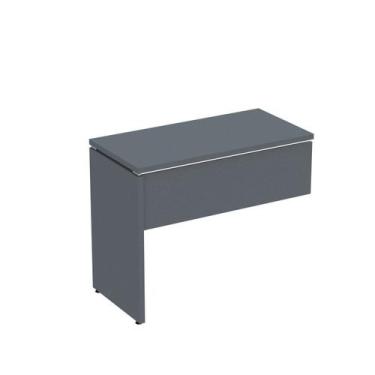 Imagem de Complemento de Mesa Pé Painel Linha P25 90cm Grafito Cinza - Pandin Mó