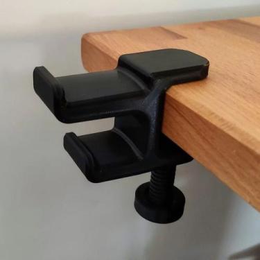 Imagem de Suporte Para Headset Gamer De Mesa Ajustável Premium Organizador Fone 
