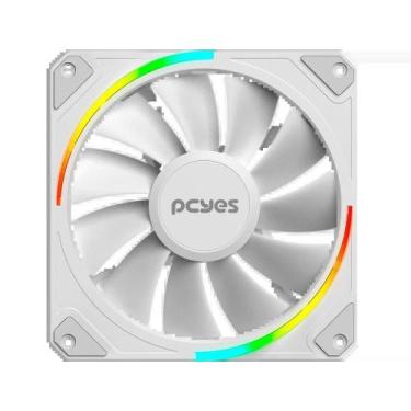 Imagem de Cooler FAN para Gabinete Sangue Frio 3 ARGB White GHOST 120MM PCYES - 