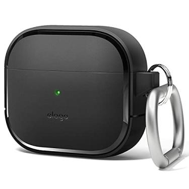 Imagem de elago Capa EDC compatível com AirPods 3ª Geração - Compatível com AirPods 3 Capa, Design Absorvente de Choque, Material TPU Durável, Carregamento sem Fio, Proteção Total do Corpo (Preto)