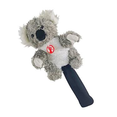 Imagem de Newmind Capa para cabeça de taco de golfe novidade macia de madeira animal motorista, capa protetora universal, à prova de poeira, portátil, divertida para mulheres e homens golfistas – Coala