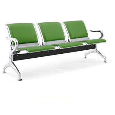 Imagem de Longarina 3 Lugares Estofada Verde