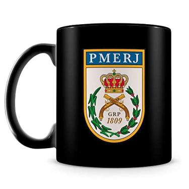 Imagem de Caneca Polícia Militar do Rio de Janeiro 100% Preta (Com Nome)