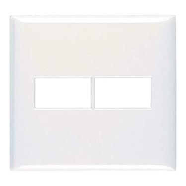 Imagem de Bticino Placa 4x4 2 Postos Thesi Up Branca M9P2