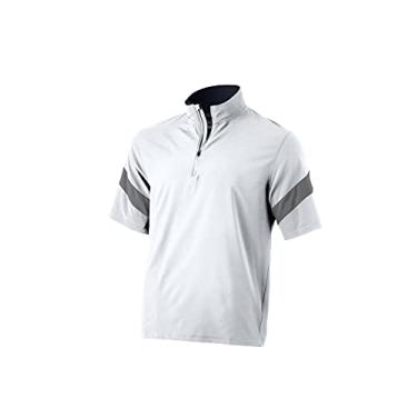 Imagem de Mizuno Jaqueta juvenil de manga curta, branca, média