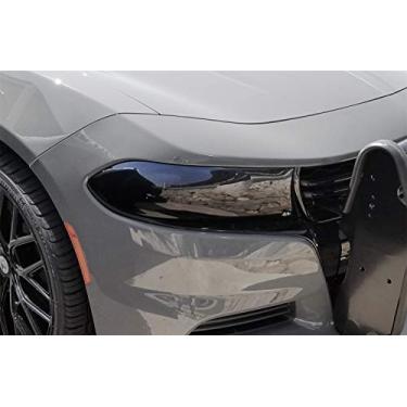 Imagem de Auto Ventshade AVS 37373 Capas de farol fumê escuro para Dodge Charger 2015-2020