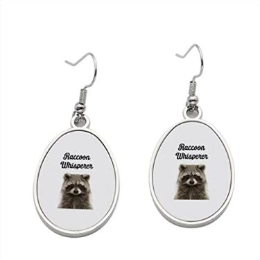 Imagem de Brinco de guaxinim Whisperer – Brincos com pingente de guaxinim para meninas – Presente de festa de aniversário dos namorados, Metal, Sem pedras preciosas