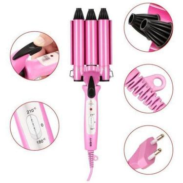 Imagem de Modelador De Cachos Tri Ondas Profissional Hair 110V.